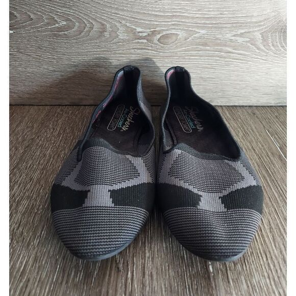 Skechers Cleo “Sherlock” Flats Black and Gray Size 7.5 - Picture 2 of 9